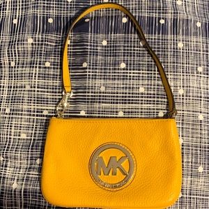 Michael Kors Yellow wristlet